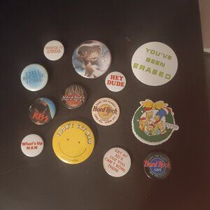 Vintage Group of Buttons/Pins